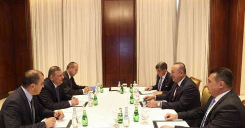 Dışişleri Bakanı Çavuşoğlu, eski Suriye Başbakanı Hicab’la bir araya geldi