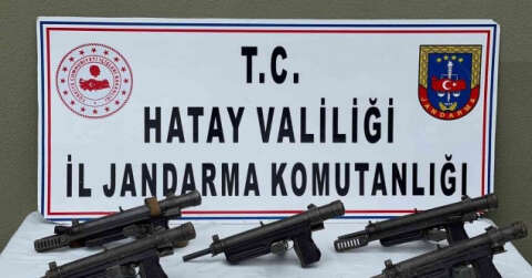 Hatay’da silah kaçakçılığı operasyonu