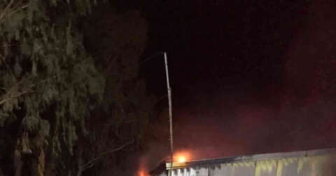 5 yıldızlı otelin marangoz atölyesi alevlere teslim oldu