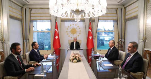 Cumhurbaşkanı Erdoğan, Muhammed Bin Abdurrahman Al Sani’yi kabul etti