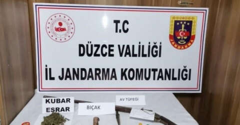 Durdurdu üzerinden uyuşturucu çıktı