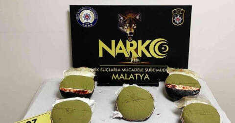 Malatya’da 71 kilo esrar yakalandı