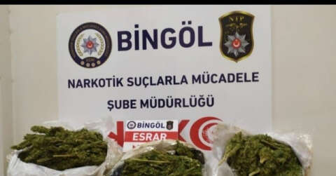 Bingöl’de 2 kilo uyuşturucu ile yakalanan şahıs tutuklandı