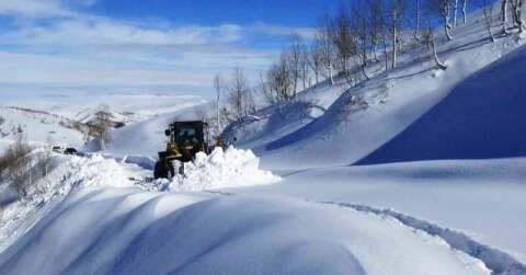 Muş’ta kar kaplanları 11 bin 500 kilometre karla mücadele yaptı