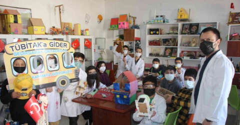 Köy okulu öğrencilerinin hedefi TEKNOFEST