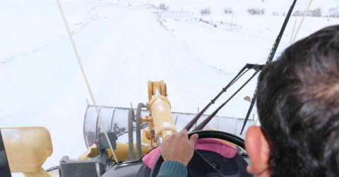 Sivas’ta karla mücadele, 470 köy yolu araç ulaşımına kapalı