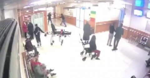 Maltepe’de hastanedeki silahlı saldırı anı kamerada