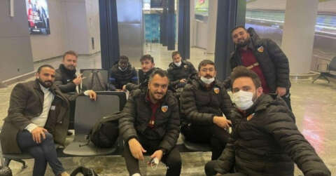 Kayserisporlu futbolcular ve kulüp personeli İstanbul’da mahsur kaldı