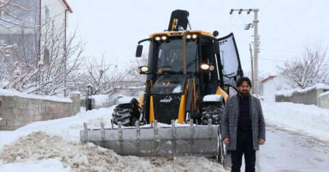 Aksaray’ın Ortaköy ilçesi son 20 yılın en fazla kar yağışını aldı