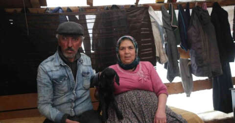 Toroslar’da karda mahsur kalan Yörük ailenin yolu açıldı