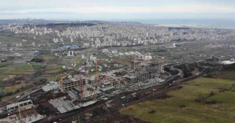 Samsun Şehir Hastanesi’nin yüzde 20’si tamamlandı