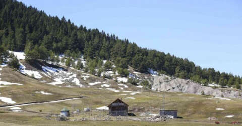 Başkent’in Karadeniz’i kıskandıran yaylaları havadan görüntülendi