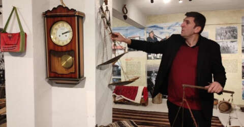 Bursa'da köye kurdukları müzeyle tarihlerini tanıtıyorlar