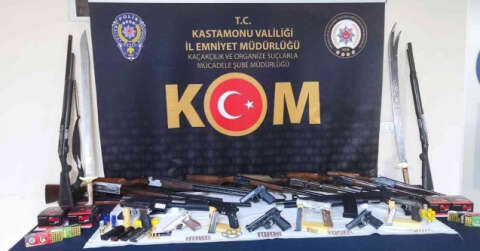 Kastamonu’da ’kaçak silah’ operasyonu: 20 gözaltı