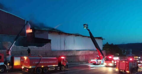 Gaziantep’te halı fabrikasında korkutan yangın