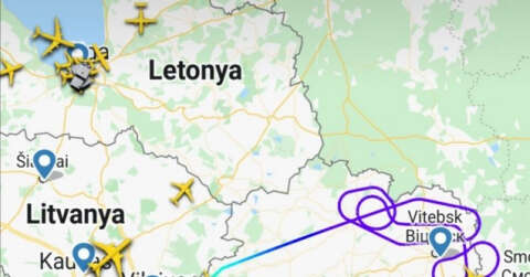 THY’nin Moskova uçağı teknik arıza nedeniyle Vilnus’a yönlendirildi