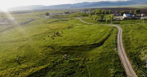 Ağrı, yeşilin tonlarıyla ışık saçtı