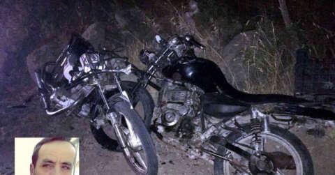 Ölümüne tesadüf...Akrabalar motosikletle çarpıştı: 1 ölü