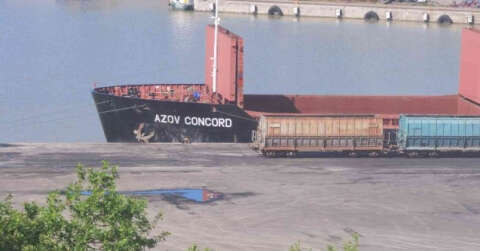 Ukrayna’da mahsur kalan gemi Zonguldak Limanı’na ulaştı