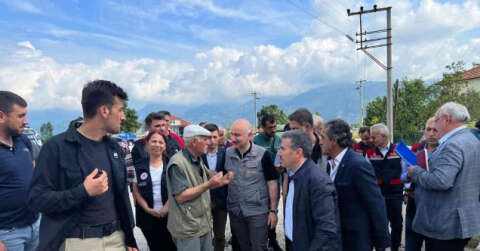 Bakan Karaismailoğlu, havadan incelemelerde bulundu