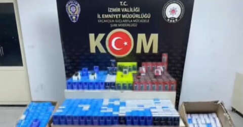 İzmir’de bin adet gümrük kaçağı cep telefonu ele geçirildi