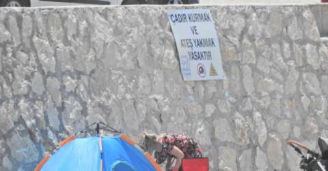 Ünlü tatil merkezi Çeşme’de kamusal alanlarda çadır yasağı