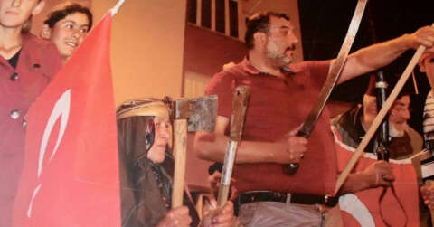 15 Temmuz gecesi vatan savunması için yanına balta, satır alarak köyünden meydana inen 86 yaşındaki kadın o anları anlattı