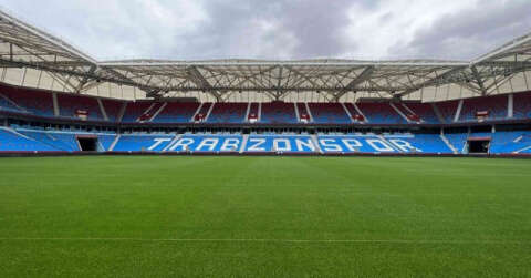 Trabzonspor’un stadyumu yeni sezona hazırlanıyor