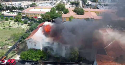 Balıklı Rum Hastanesi’nde yangın