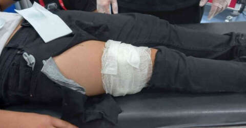 Oyun oynarken ayağına kurşun isabet etti