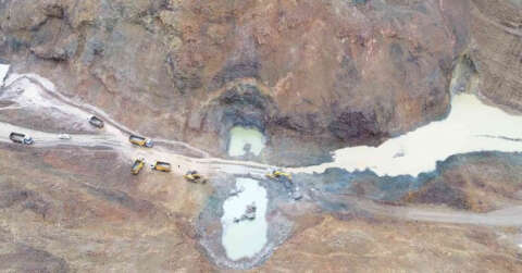 Erzurum Narman Şehitler Barajı’nda çalışmalar aralıksız devam ediyor