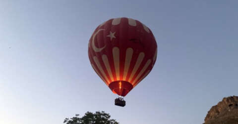 Kapadokya’nın giriş kapısı Soğanlı’da balon uçuşları başladı