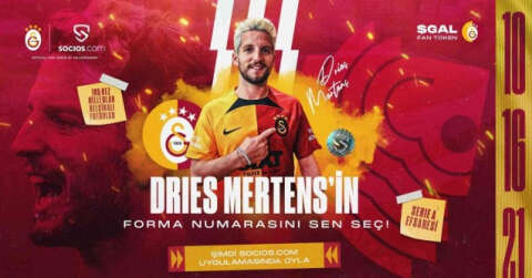 Dries Mertens’in forma numarasını taraftarlar seçecek