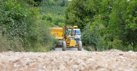 İnegöl’de kırsal mahallelere 20 kilometre arazi yolu