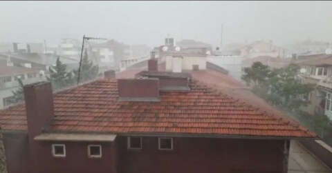 Ankara’da sağanak ve fırtına etkili olmaya devam ediyor