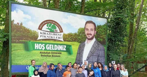 Ormanda kick boks yapıyorlar