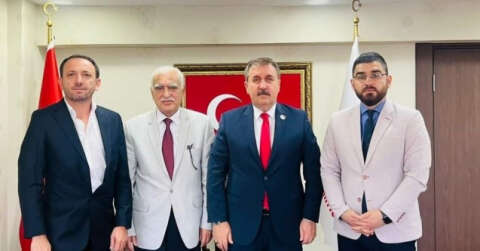 Türkmen Lider Riyaz Sarıkahya, BBP Genel Başkanı Destici’yle görüştü