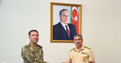 Karabağ’daki Türk-Rus Ortak Gözlem Merkezi’nde görev değişimi