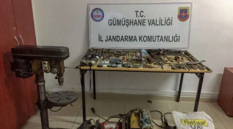 Gümüşhane’de kaçak silah imalathanesine baskın