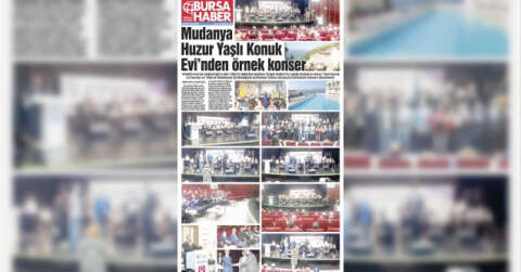 Mudanya Huzur Yaşlı Konuk Evi’nden örnek konser