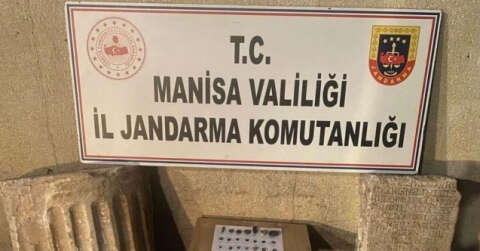 Manisa’da tarihi eser operasyonu