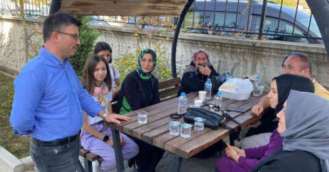 Öğrenciler otogarda karşılandı