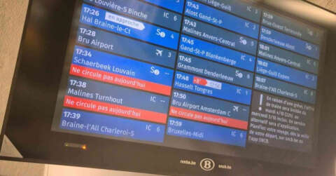 Belçika’da demiryolu çalışanları greve gitti