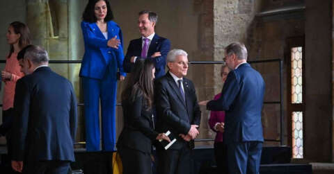 Cumhurbaşkanı Erdoğan, Avrupa Siyasi Topluluğu Zirvesi aile fotoğrafına katıldı