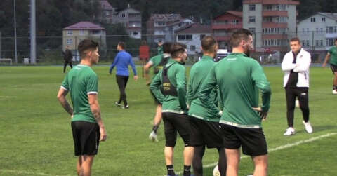 Giresunspor’da, Beşiktaş maçı hazırlıkları tamamlandı