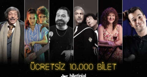 "Biletinial Cuma Sahnesi" kampanyası ile 10 bin kişiye ücretsiz tiyatro bileti