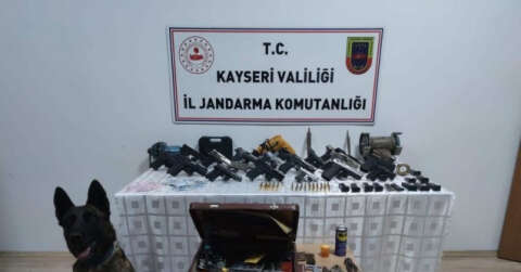 Evini silah imalathanesine çevirdi