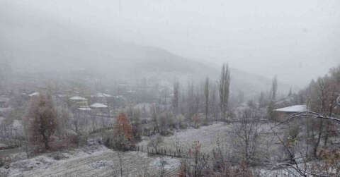 Adana’ya sezonun ilk karı yağdı