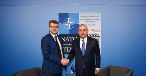 Dışişleri Bakanı Çavuşoğlu, Estonya Dışişleri Bakanı Reinsalu ile görüştü