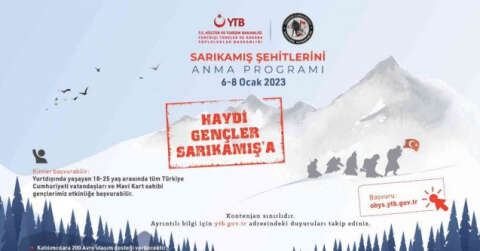 YTB, Avrupa’da yaşayan Türk gençlerini Sarıkamış şehitlerini anma programında buluşturacak